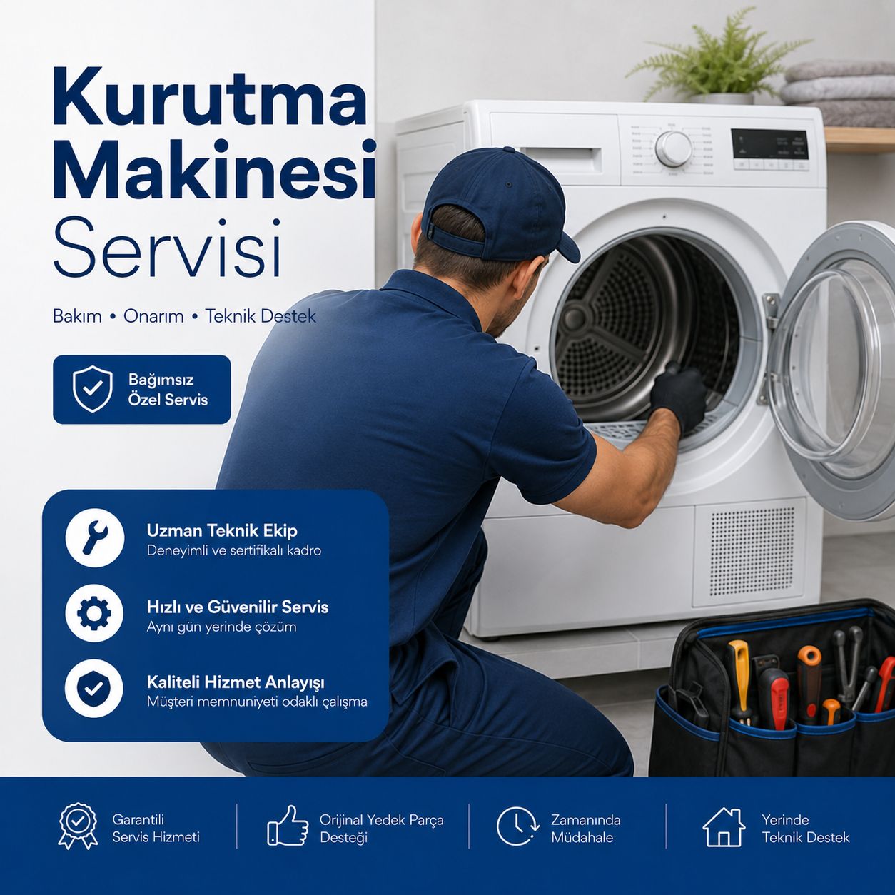 Kurutma makinesi servisi